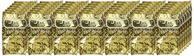 JFG Medium Roast Coffee Cafe Blend - Filter Pack 1.3 Ounce - 42 per case.