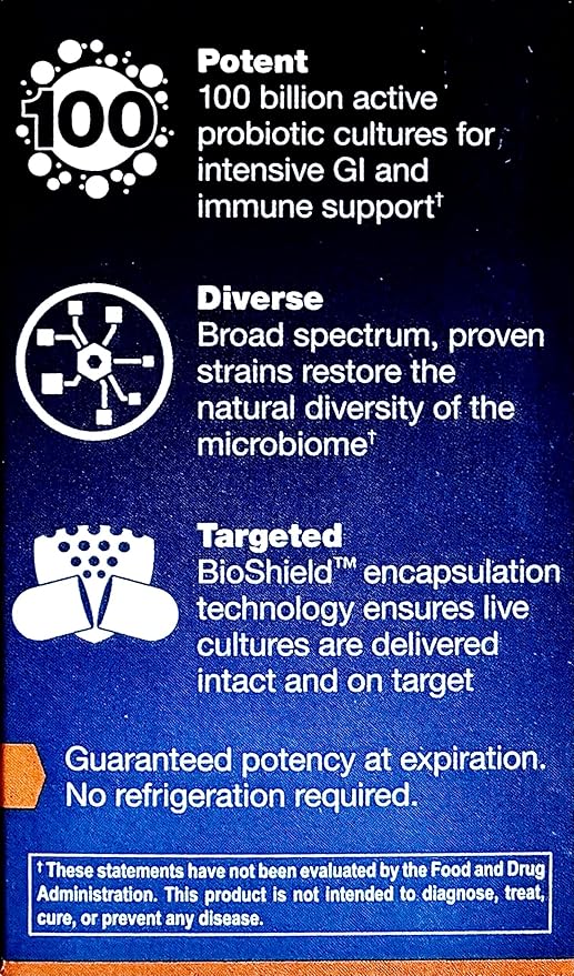 Ortho Molecular - Ortho Biotic 100 Billion CFU - 30 Capsules