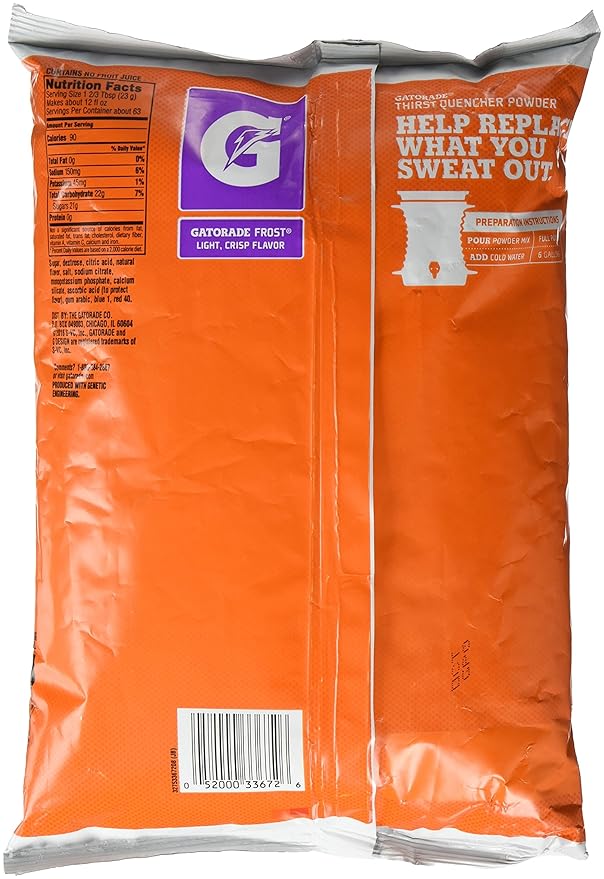 Gatorade Thirst Quencher Powder Purple Frost Riptide Rush 50.9 oz
