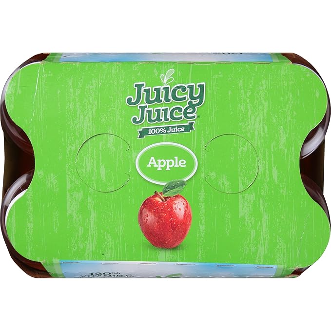 Juicy Juice Apple 10 Ounce 6 Bottles (Pack of 4)