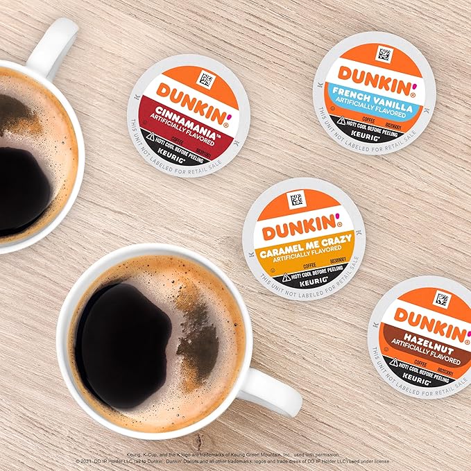 Dunkin' Mixed Flavor Coffee Variety Pack 60 Keurig K-Cup Pods