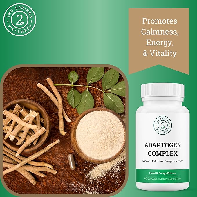 Sleep Well Adaptogen Complex &amp Vitamin D3+K2 Chewables Bundle