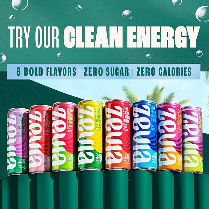 Zevia Zero Calorie Soda Lemon Lime Twist 12 Fl Oz Cans (Pack of 24)