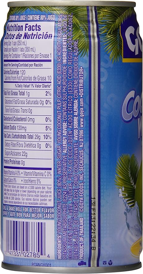 Goya Coconut Water 11.8 Ounce -- 24 per case.
