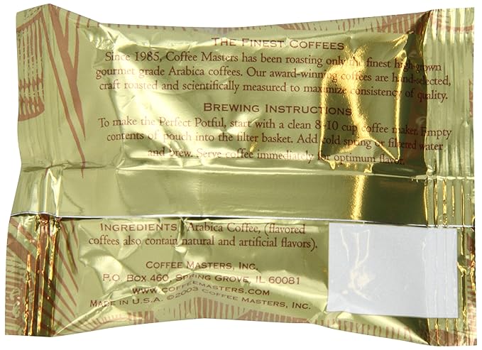 Coffee Masters Perfect Potful Sumatra 1.5-Ounce Packets (Pack of 12)
