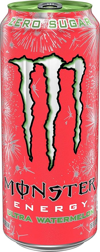 Monster Energy Drink Ultra Paradise &amp Watermelon Variety Pack 24 Cans | 12 of Each Flavor 16 fl oz cans