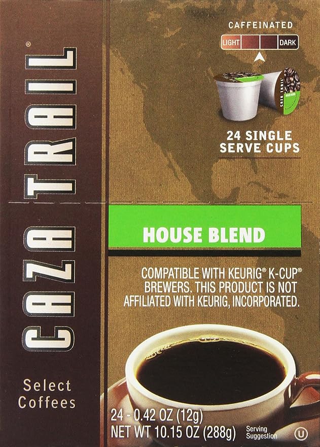 Caza Trail Coffee House Blend 24 Single Serve Cups