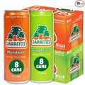 Jarritos Variety Pack of 16-12 oz Cans Authentic Mexican Soft Drink 8 Cans of Refreshing Mandarin Flavor and 8 Cans of Refreshing Grapefruit Flavor