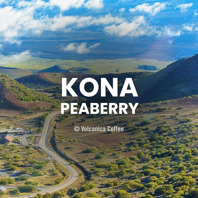 Kona Peaberry Coffee 100% Pure Gran Reserve Ground Fresh Roasted 5 lbs