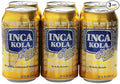 Inca Kola Golden Carbonated Beverage Soda - la kola dorada - 12 oz cans - 6pk Set of 3