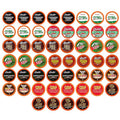 Two Rivers Coffee &amp Hot Chocolate Pods Sampler Compatible with K Cup Brewers Including 2.0 Single Serve Cocoa Variety Pack 52 Count