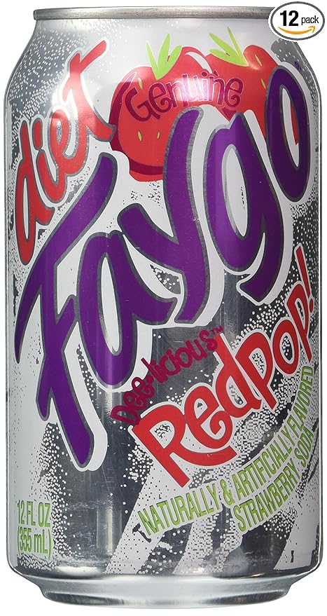 Faygo diet redpop strawberry soda 12-pack 12-fl. oz. cans