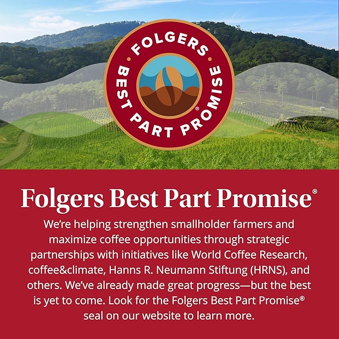 Folgers Colombian Decaf Coffee Medium Roast Keurig K-Cup pods 10 Count Box (Pack of 6)