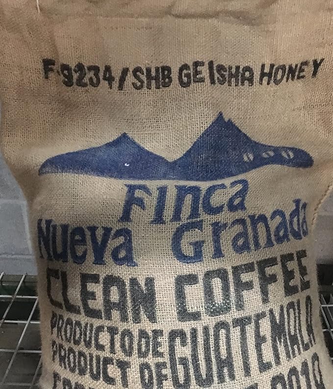 Aroma Ridge Guatemala Geisha Honey Washed Coffee Eco-Friendly - Complex Mellow Flavor - Single Origin Single Estate Coffee: Nueva Granada Farm Whole Bean 1 pound bag