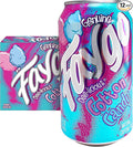 Faygo Cotton Candy Soda | Sweet Carnival Treat in a Can | 12-Pack of 12oz Cans | Vibrant Caffeine-Free Soft Drink Bursting with Classic Blue Cotton Candy Flavor
