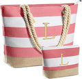 YOOLIFE Beach Bags for Women - Travel Canvas Beach Tote Pool Waterproof Bag Travel Essentials Gifts for Women Birthday