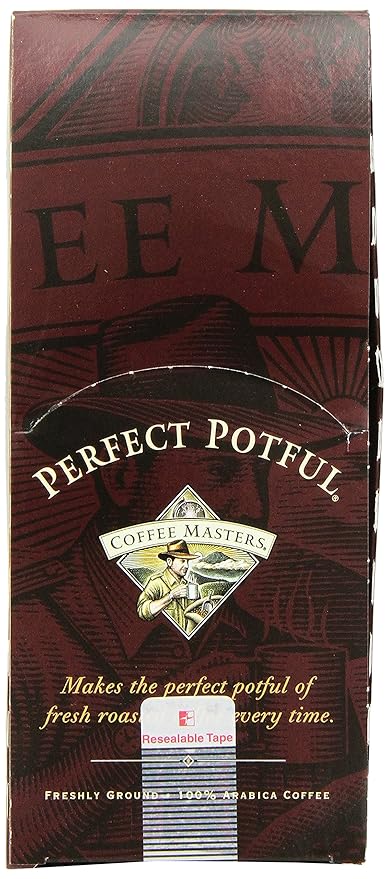 Coffee Masters Perfect Potful Coconut Cr?me 1.5-Ounce Packets (Pack of 12)