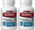 Melatonin Extended Release 3mg - Melatonin 3mg - Promotes Quality Sleep (2 Bottles - 180 Lozenges)