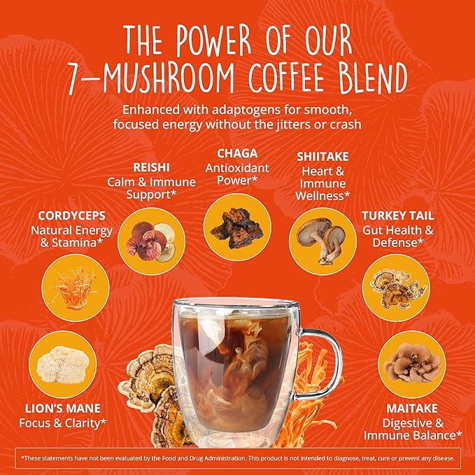 Happy Healthy Hippie Fungi Fuel Mushroom Coffee &amp Namastay in Bed