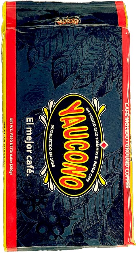 Yaucono 100 Percent Pure Coffee Dark Roast Espresso 8.8 Ounce (Pack of 3)