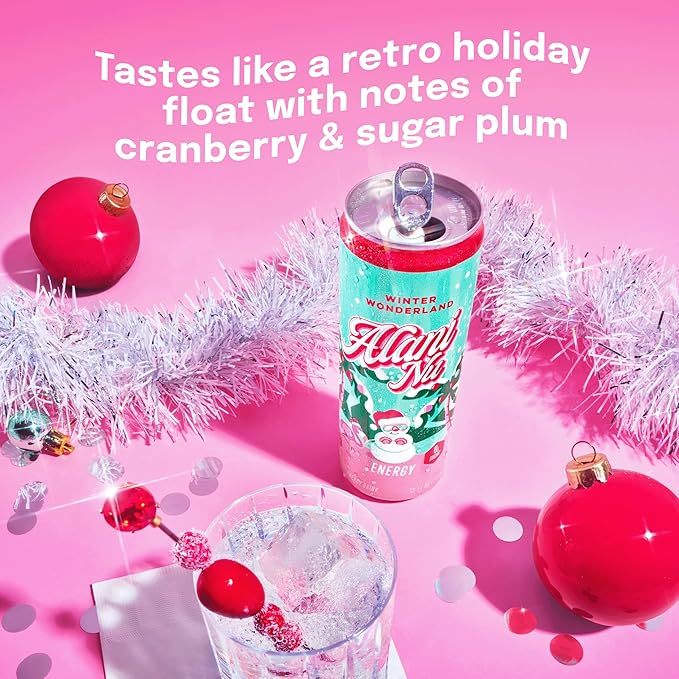 Alani Nu Winter Wonderland Sugar Free Low Calorie Energy Drinks 200mg Caffeine Biotin B Vitamins Zero Sugar 10 Calories 12 Fl Oz Cans 24 Pack