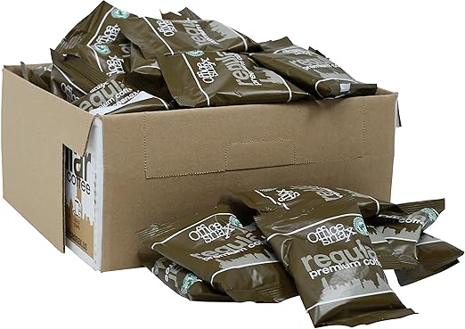 Office Snax OFX00034 Pure Arabica Regular Coffee (Carton of 63 Packets)