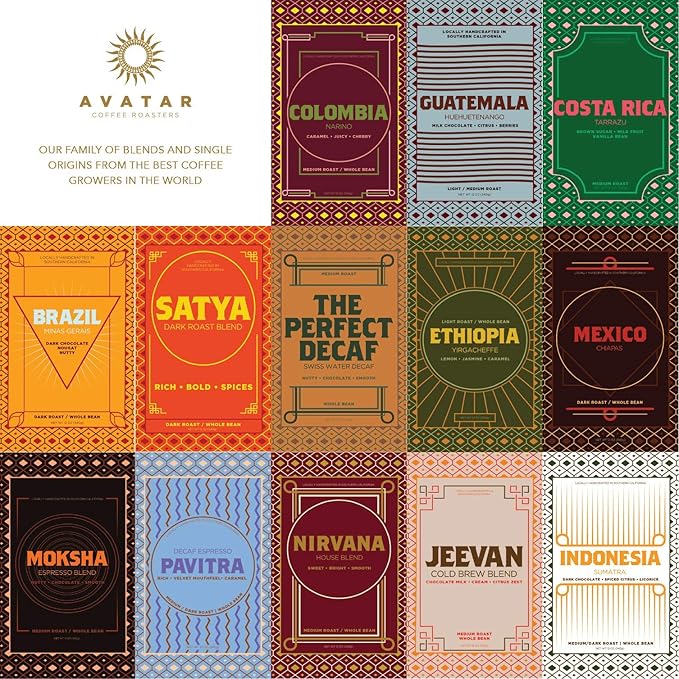 Avatar Coffee Roasters - Jeevan Blend - 12 Ounce - Whole Bean