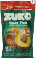 Zuko Instant Drink-Peach 14.1-Ounce (Pack of 6)