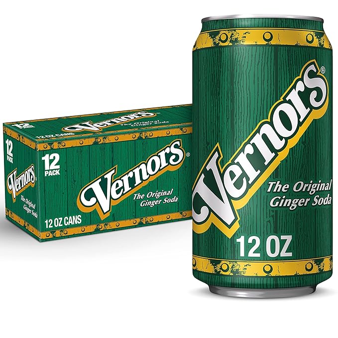 Vernors Classic Original Ginger Ale Soda Soft Drink - 3 Cases (36 Cans)