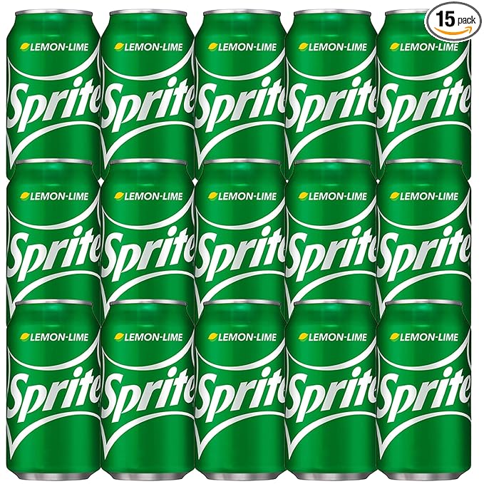 Sprite 12 oz cans (15 pack total 180 fluid ounces)