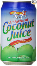 Amy &amp Brian Coconut Water Original 10 Fl Oz (Pack of 24)
