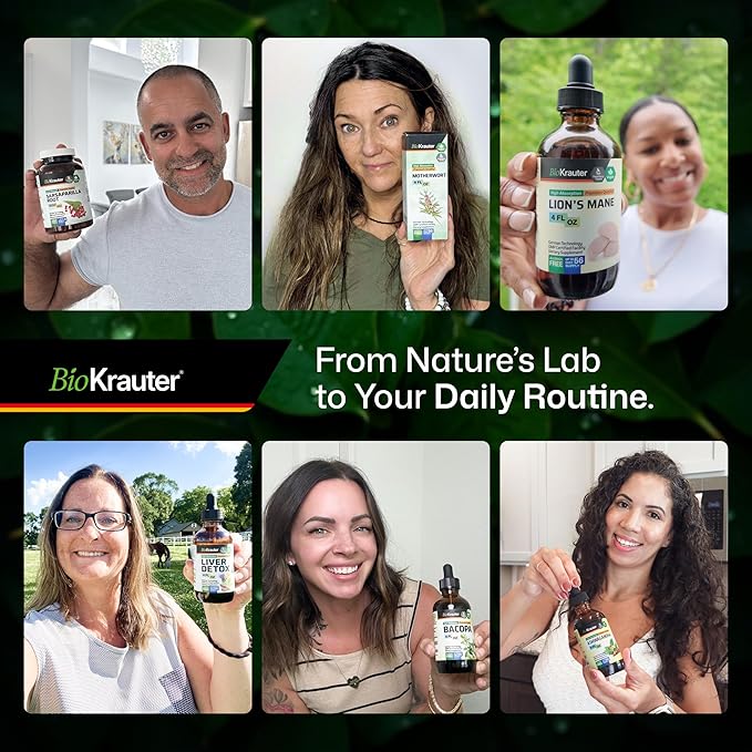 BIO KRAUTER® Schisandra - Liquid Drops Schisandra Berry 650 mg per Serving 4 Fl.Oz 56-Day Supply - Pure Vegan Calm &amp Mood Support Supplement - Alcohol &amp Sugar Free - Natural Calm Drops for Rel