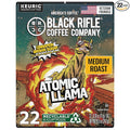 Black Rifle Coffee Company Atomic Llama 22 Count - Medium Roast Cinnamon &amp Brown Sugar Flavored K Cups - Single-Serve Coffee Pods