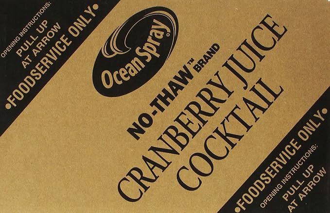 Ocean Spray Cranberry Juice Cocktail Cups 4 Ounce (Pack of 48)