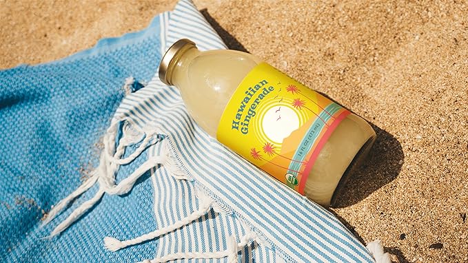 Pacific96 Organic Hawaiian Gingerade 16oz (10 Pack)