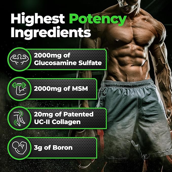 Species Nutrition Arthrolyze Joint Repair Supplement Fortified with UC-II Collagen MSM Glucosamine Chondroitin High Potency Connective Tissue &amp Joint Support (300 Capsules)