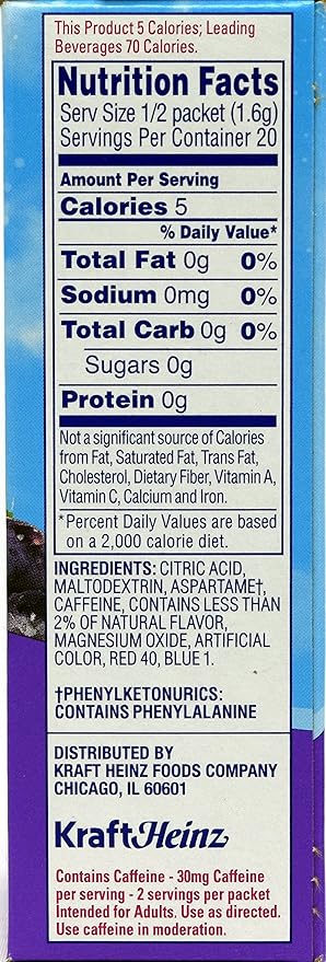 Crystal Light Crystal Light On The Go Energy Grape 10 CT (Pack of 12)