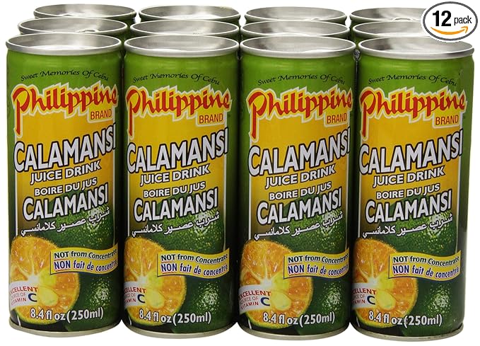 Philippine Juice Drink Calamans 8.4-Ounce (Pack of 12)