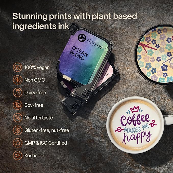 Ripples Pods - Natural Extracts Maker Machine | Plant-Based No Artificial Colors No Preservatives (Ocean Blend Pod)