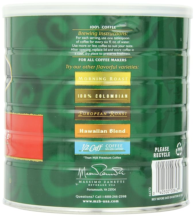 MJB Coffee Premium Ground 33.9 Ounce