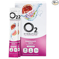 O2 Pomegranate Guava Electrolyte Drink Mix - Single-Serve Hydration Powder Packets - Great Tasting Low Sugar Recovery Drink