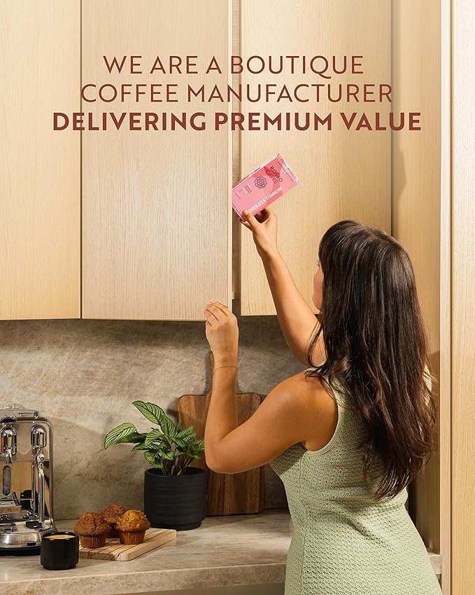 ROSSO CAFFÈ Espresso Coffee Pods for Nespresso Original Machines - 80 Capsules Flavored Pack 4 Rich and Balanced Flavors (Chocolate Vanilla Crème Caramel Hazelnut) - Made in Italy