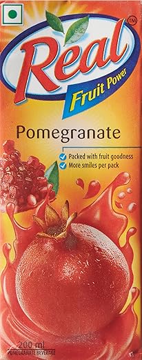 Real Pomegranate Fruit Power 200ml - Pack of 6