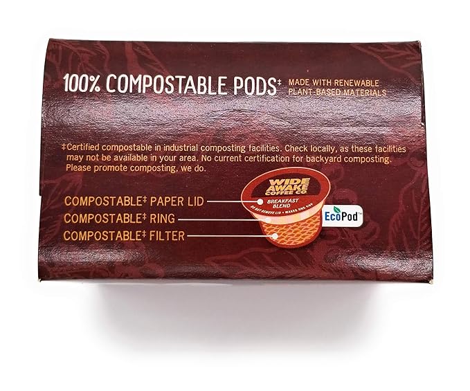 Wide Awake Coffee Donut Shop Blend K-Cups 30