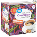 Great Value Medium Roast Single Serve Coffee Cups 100% Colombian 48 Ct (Pack of 2)