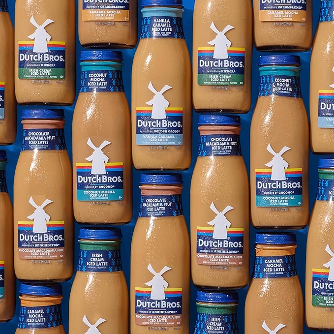 Dutch Bros® Chocolate Macadamia Nut Flavored Iced Latte inspired by Annihilator® 12-13.7 Fl Oz Bottles