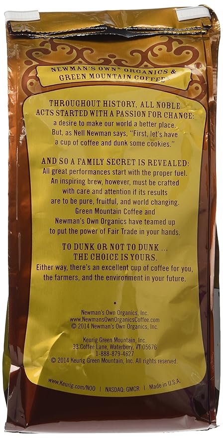 Newman's Own Organic Special Blend Ground Coffee 10-Ounce Bags (Pack of 3)