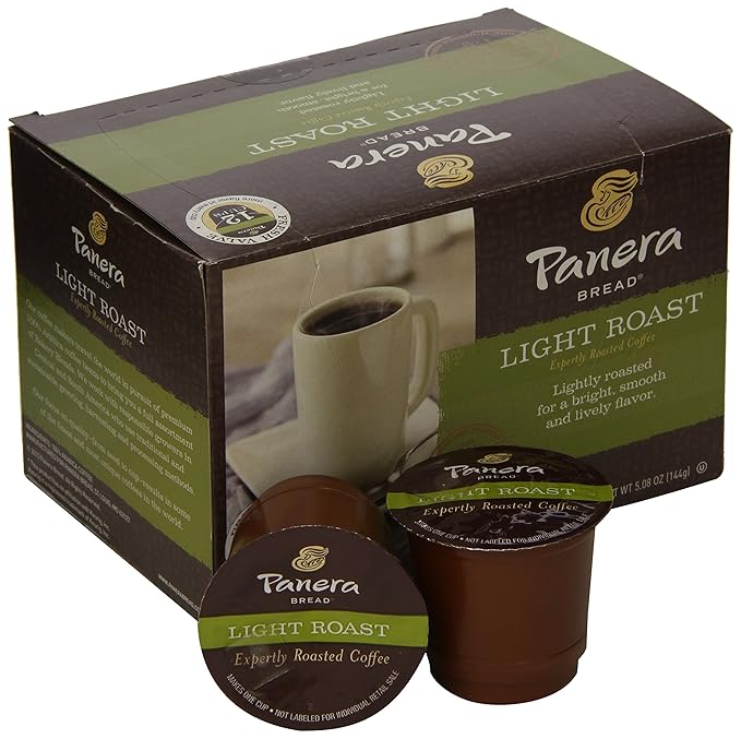 Panera Bread Coffee Light Roast 12 Count