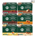 Starbucks Coffee K-Cup Variety Pack 1 Cinnamon Dolce 1 Hazelnut 1 Mocha 1 Cr�me Brulee 1 Maple Pecan 1 Caramel 10 CT K-Cups 1 CT