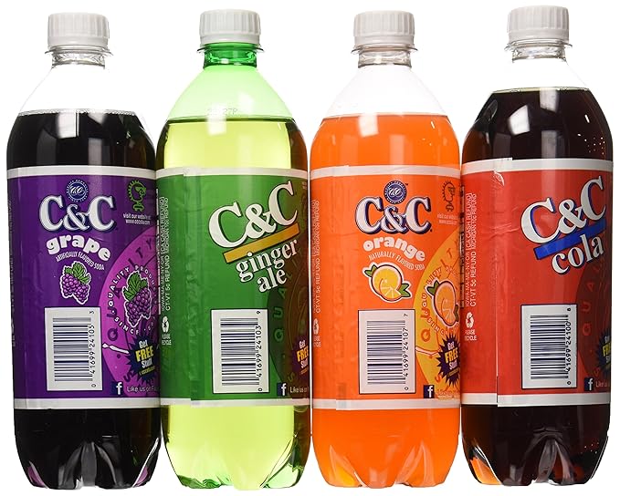 C&ampC Classic Variety Soft Drink 24 Count